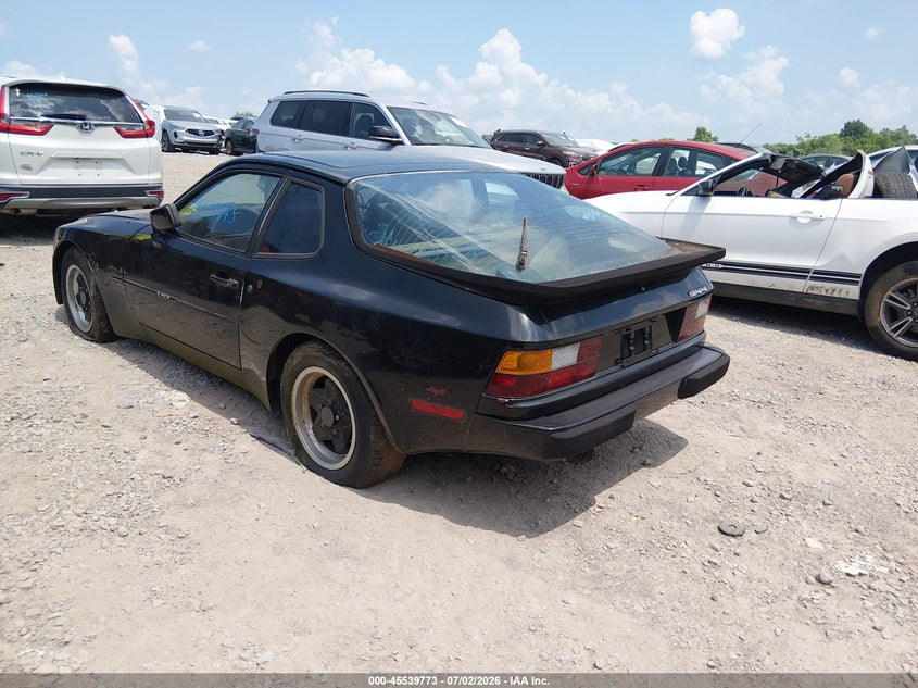 1985 Porsche 944 VIN WP0AA0940FN474159 IAAI salvage auction — NORMAL WEAR, Clear (Tennessee), sold $75 on 2026-07-09 (photo 3)