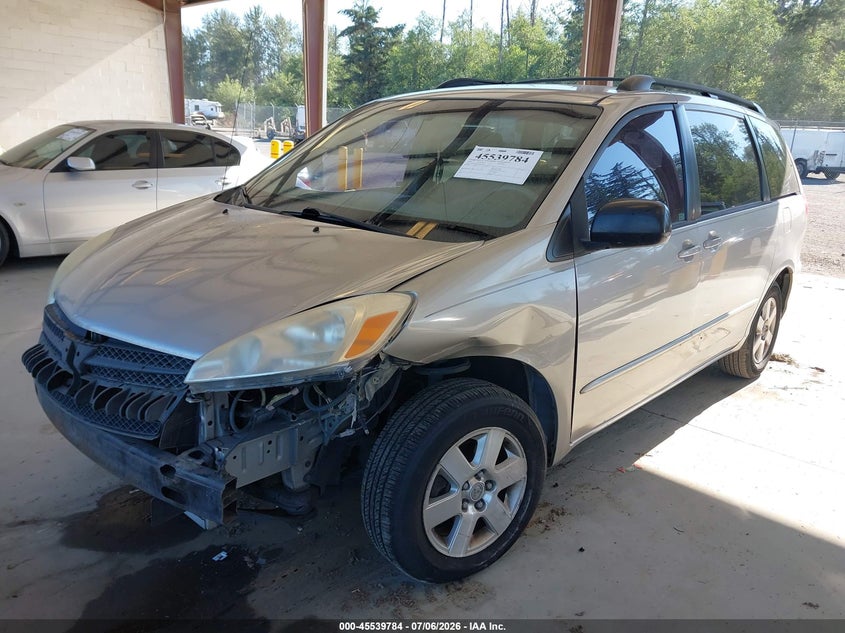 2004 Toyota Sienna VIN 5TDZA23C24S100187 IAAI salvage auction — FRONT END, Bill Of Sale (Washington), sold $450 on 2026-07-22 (photo 2)