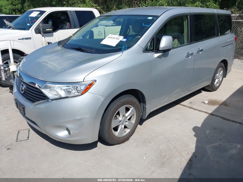 2012 Nissan Quest VIN JN8AE2KP2C9047594 IAAI salvage auction — NORMAL WEAR, Clear (California), sold $1,400 on 2026-08-01 (photo 2)