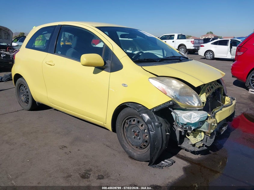 2009 Toyota Yaris VIN JTDJT903595239392 IAAI salvage auction — FRONT END, Salvage (Arizona), sold $550 on 2026-07-12 (photo 1)