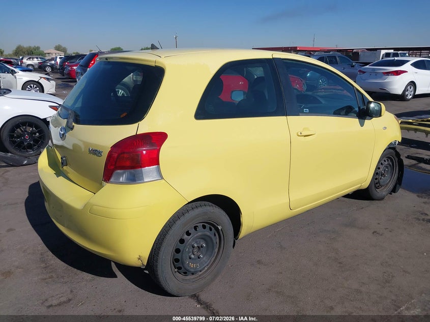 2009 Toyota Yaris VIN JTDJT903595239392 IAAI salvage auction — FRONT END, Salvage (Arizona), sold $550 on 2026-07-12 (photo 4)