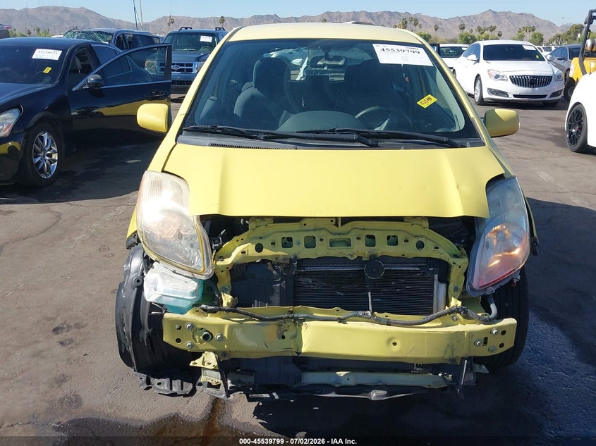 2009 Toyota Yaris VIN JTDJT903595239392 IAAI salvage auction — FRONT END, Salvage (Arizona), sold $550 on 2026-07-12 (photo 6)