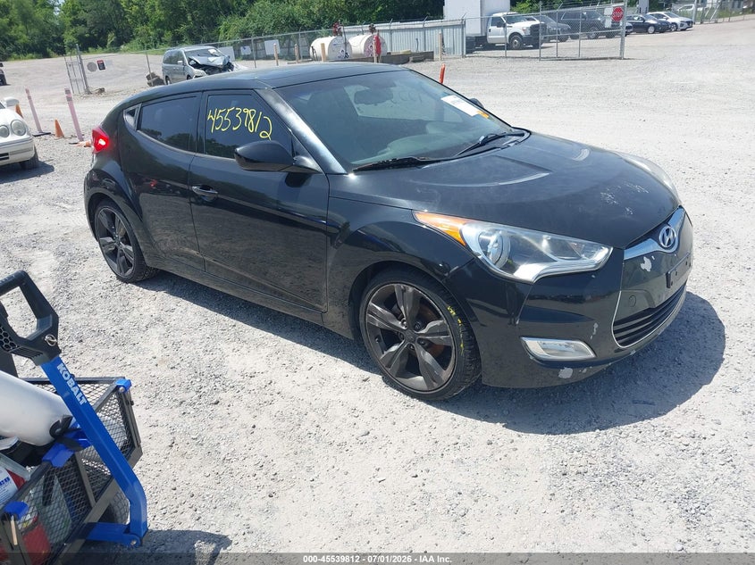 2012 Hyundai Veloster VIN KMHTC6AD0CU076206 IAAI salvage auction — NORMAL WEAR, Original (Ohio), sold $250 on 2026-07-28 (photo 1)