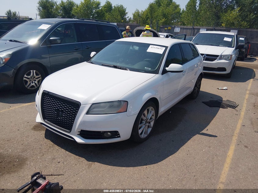 2012 Audi A3 VIN WAUBJAFM5CA013702 IAAI salvage auction — NORMAL WEAR, Clear (Colorado), sold $575 on 2026-07-28 (photo 2)