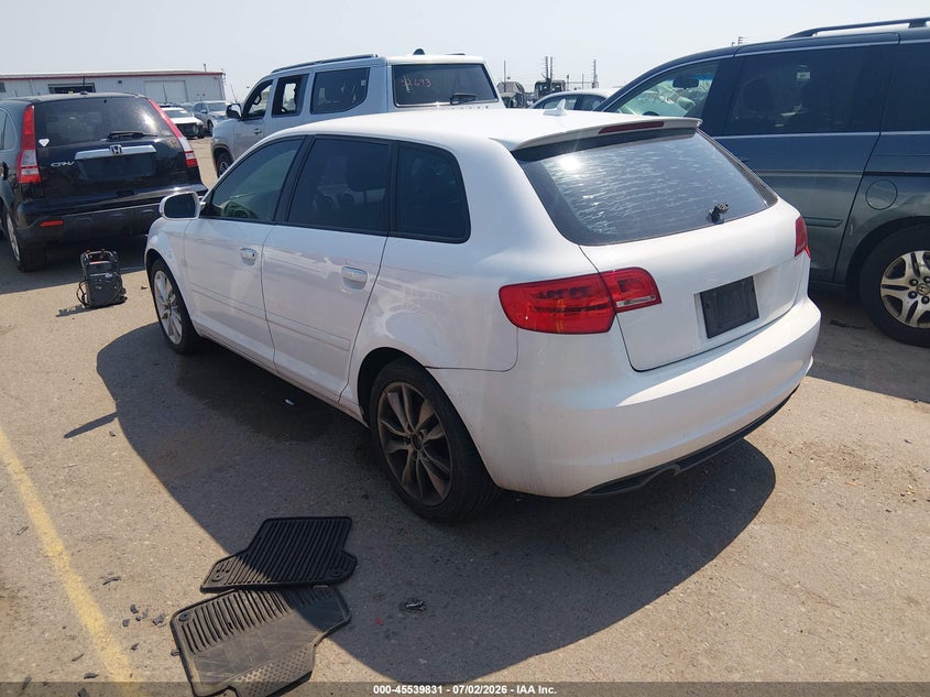 2012 Audi A3 VIN WAUBJAFM5CA013702 IAAI salvage auction — NORMAL WEAR, Clear (Colorado), sold $575 on 2026-07-28 (photo 3)