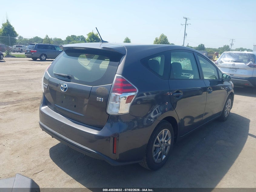 2015 Toyota Prius v VIN JTDZN3EU3FJ020865 IAAI salvage auction — FRONT END, Salvage Title, sold $2,850 on 2026-07-28 (photo 4)
