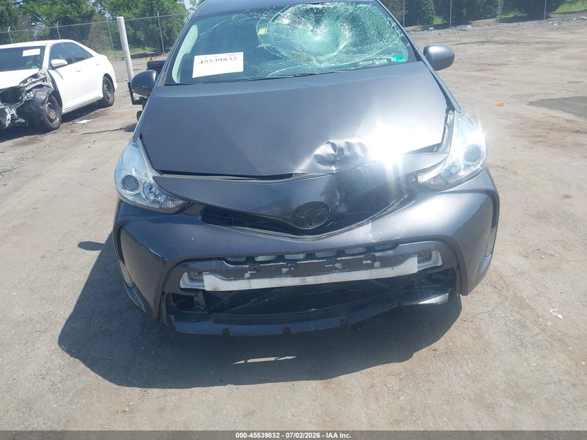 2015 Toyota Prius v VIN JTDZN3EU3FJ020865 IAAI salvage auction — FRONT END, Salvage Title, sold $2,850 on 2026-07-28 (photo 6)