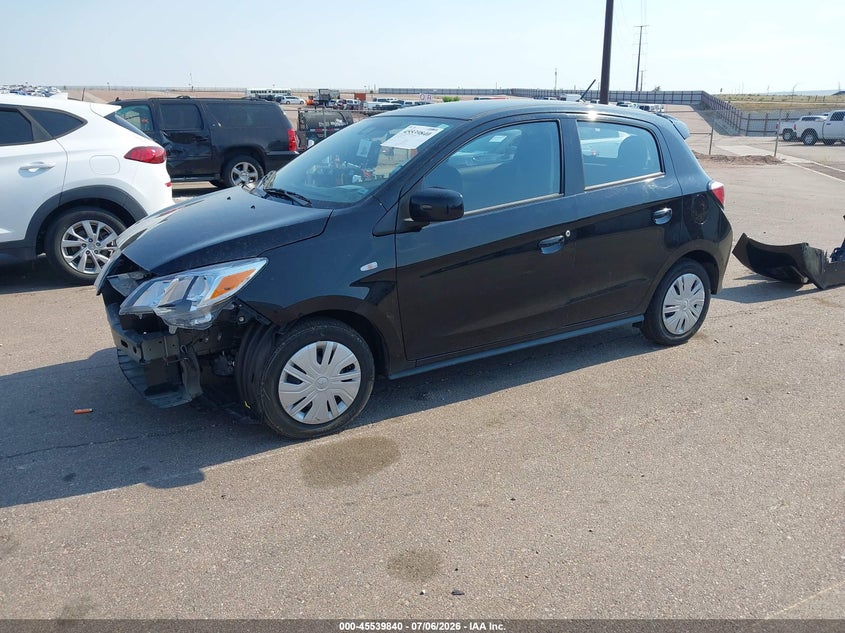 2024 Mitsubishi Mirage VIN ML32AUHJ9RH028827 IAAI salvage auction — FRONT END, Enterprise Vehicles Clear Only (Michigan), sold $7,050 on 2026-07-07 (photo 2)