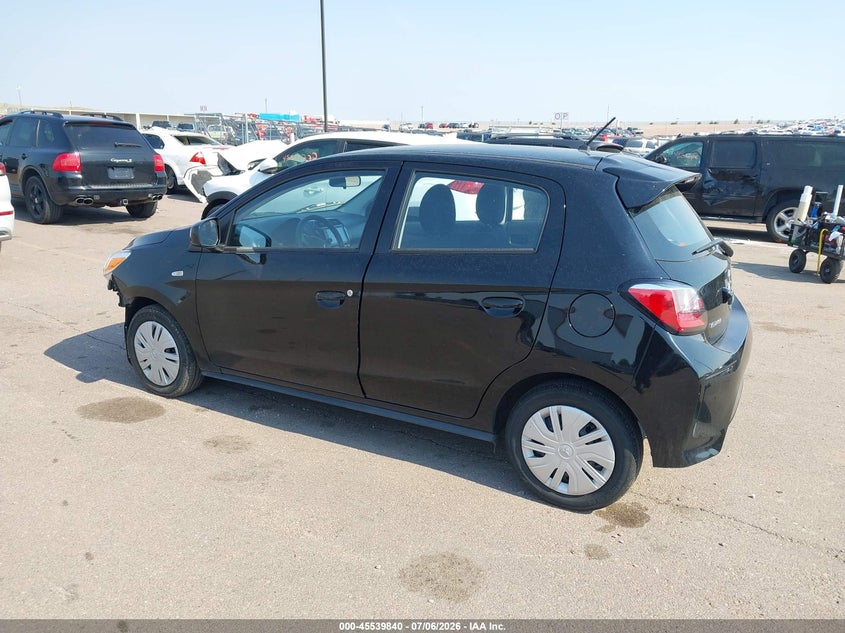 2024 Mitsubishi Mirage VIN ML32AUHJ9RH028827 IAAI salvage auction — FRONT END, Enterprise Vehicles Clear Only (Michigan), sold $7,050 on 2026-07-07 (photo 3)