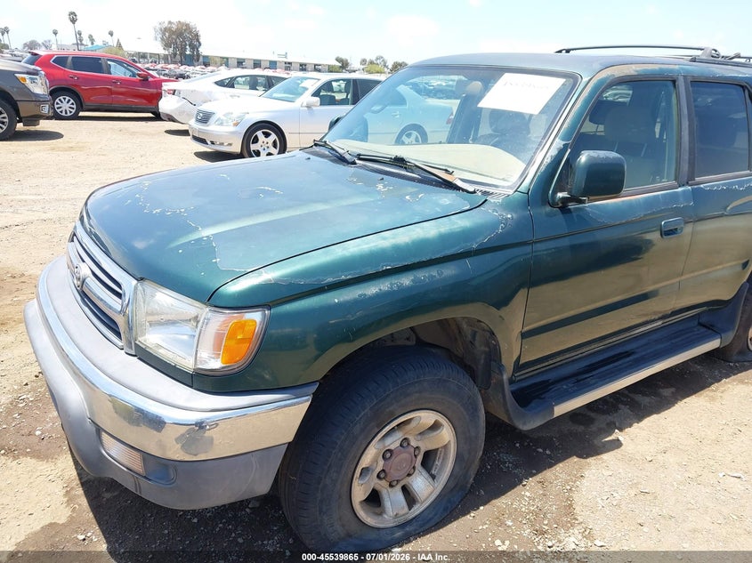 1999 Toyota 4runner VIN JT3GN86R7X0108084 IAAI salvage auction — NORMAL WEAR, Clear - Dealer Only (California), sold $400 on 2026-07-29 (photo 6)