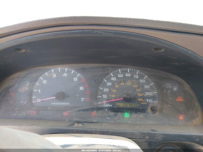 1999 Toyota 4runner VIN JT3GN86R7X0108084 IAAI salvage auction — NORMAL WEAR, Clear - Dealer Only (California), sold $400 on 2026-07-29 (photo 7)