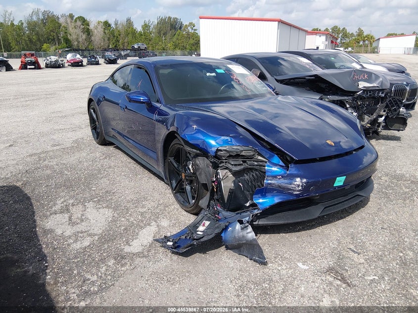 2021 Porsche Taycan VIN WP0AB2Y11MSA43962 IAAI salvage auction — FRONT END, Wait Title, sold $31,750 on 2026-09-17 (photo 1)