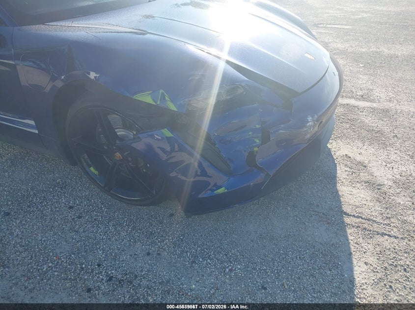 2021 Porsche Taycan VIN WP0AB2Y11MSA43962 IAAI salvage auction — FRONT END, Wait Title, sold $31,750 on 2026-09-17 (photo 6)