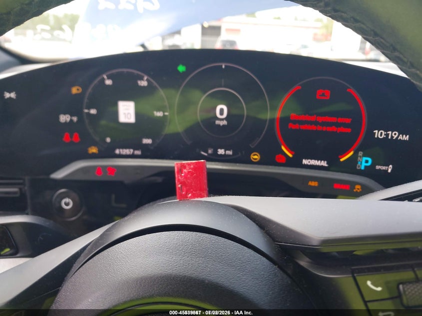 2021 Porsche Taycan VIN WP0AB2Y11MSA43962 IAAI salvage auction — FRONT END, Wait Title, sold $31,750 on 2026-09-17 (photo 7)