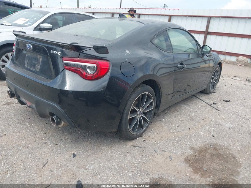 2017 Subaru Brz VIN JF1ZCAC12H9600234 IAAI salvage auction — NORMAL WEAR, Original (Texas), sold $3,425 on 2026-07-22 (photo 4)