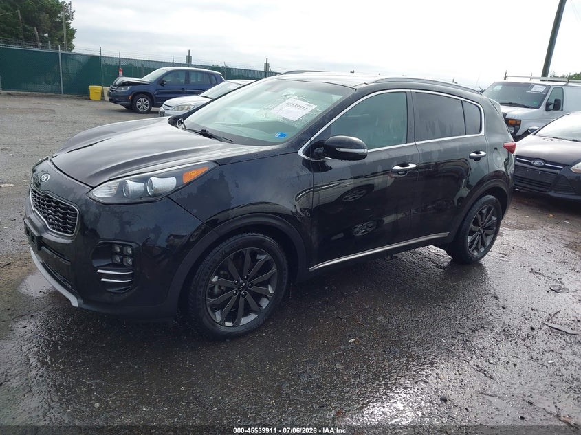 2018 Kia Sportage VIN KNDPN3AC7J7426965 IAAI salvage auction — FRONT END, Salvage (Virginia), sold $2,950 on 2026-07-31 (photo 2)