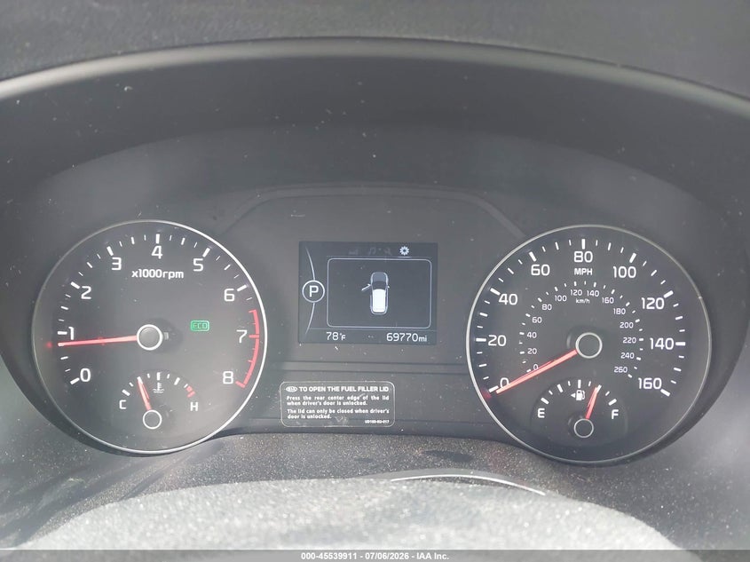 2018 Kia Sportage VIN KNDPN3AC7J7426965 IAAI salvage auction — FRONT END, Salvage (Virginia), sold $2,950 on 2026-07-31 (photo 7)
