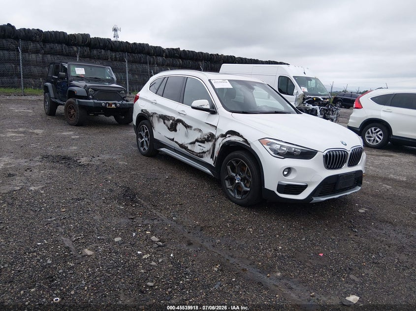 2018 BMW X1 VIN WBXHT3C30J5F88252 IAAI salvage auction — SIDE, Salvage (Pennsylvania), sold $6,300 on 2026-07-15 (photo 1)