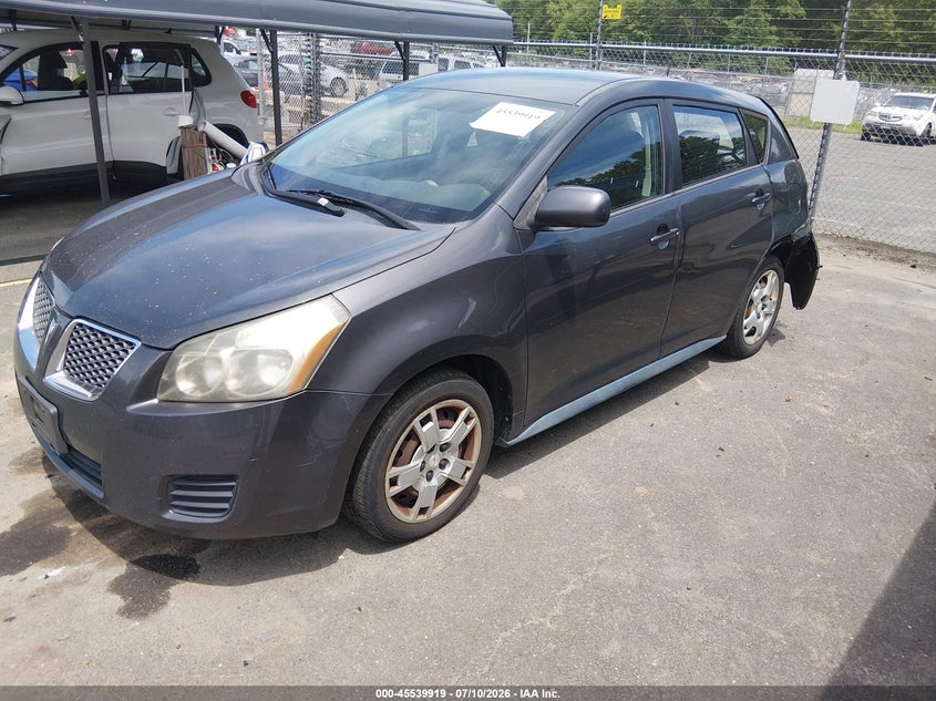 2009 Pontiac Vibe VIN 5Y2SP670X9Z425358 IAAI salvage auction — REAR END, Salvage (Connecticut), sold $425 on 2026-07-16 (photo 2)