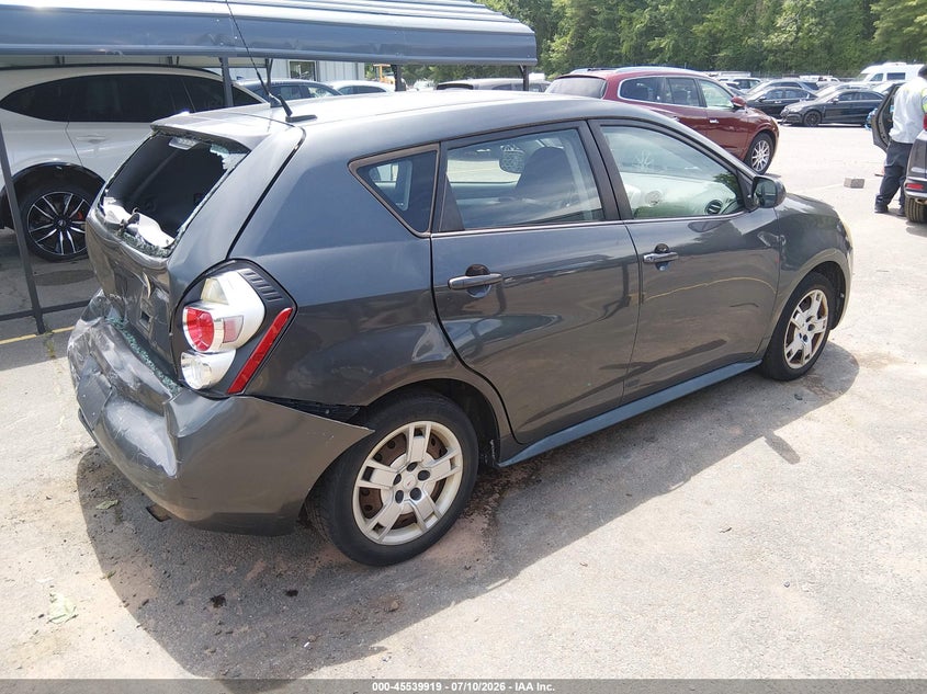 2009 Pontiac Vibe VIN 5Y2SP670X9Z425358 IAAI salvage auction — REAR END, Salvage (Connecticut), sold $425 on 2026-07-16 (photo 4)