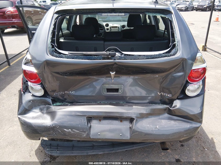 2009 Pontiac Vibe VIN 5Y2SP670X9Z425358 IAAI salvage auction — REAR END, Salvage (Connecticut), sold $425 on 2026-07-16 (photo 6)