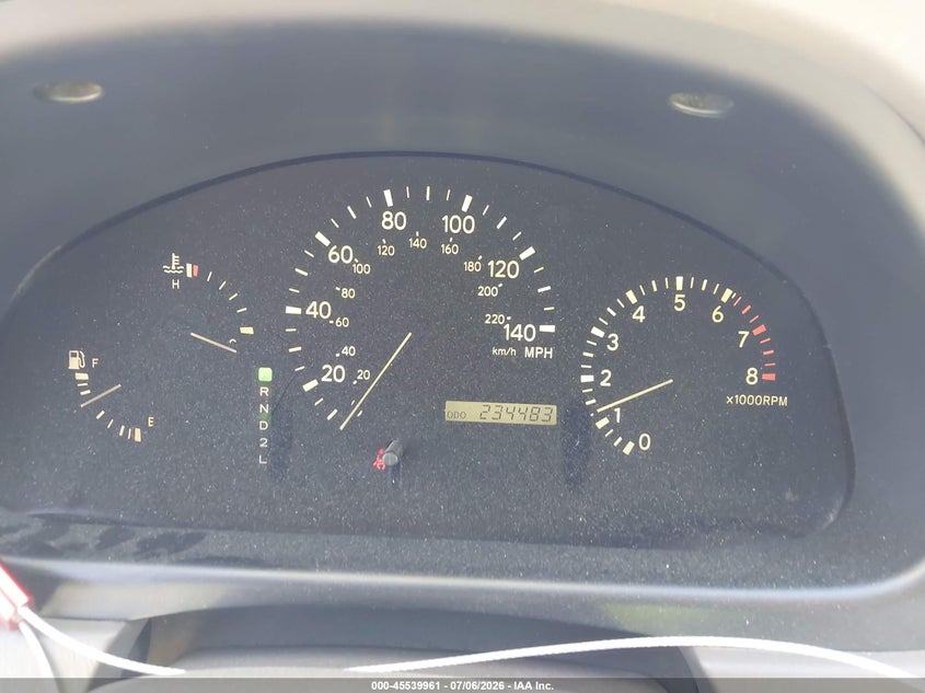 2001 Lexus Rx 300 VIN JTJGF10U810115885 IAAI salvage auction — REAR END, Clear - Dealer Only (California), sold $875 on 2026-07-15 (photo 7)