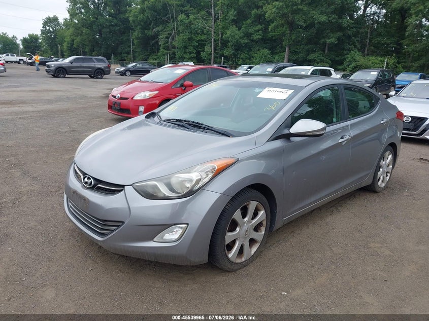 2011 Hyundai Elantra VIN KMHDH4AE1BU154347 IAAI salvage auction — NORMAL WEAR, Clear (Maryland), sold $850 on 2026-07-15 (photo 2)