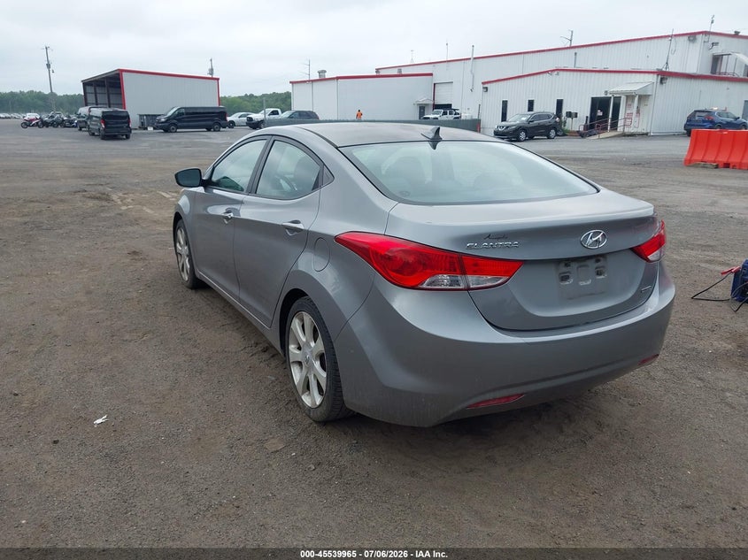 2011 Hyundai Elantra VIN KMHDH4AE1BU154347 IAAI salvage auction — NORMAL WEAR, Clear (Maryland), sold $850 on 2026-07-15 (photo 3)
