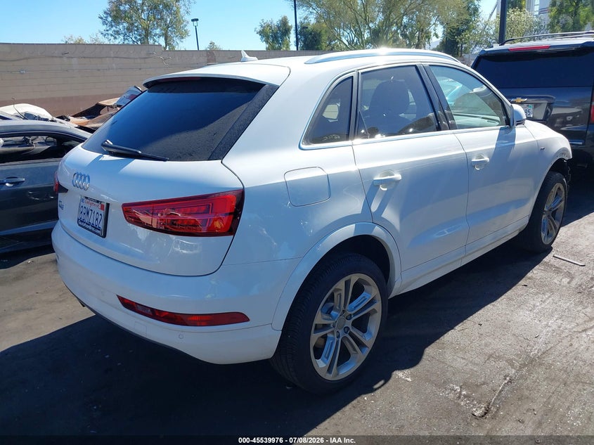 2018 Audi Q3 VIN WA1HCCFS1JR013027 IAAI salvage auction — FRONT END, Salvage Title, sold $3,650 on 2026-07-17 (photo 4)