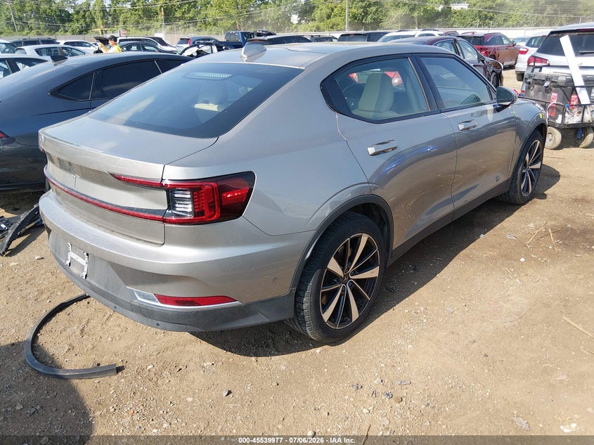 2021 Polestar 2 VIN LPSED3KA1ML010390 IAAI salvage auction — REAR END, Salvage (Ohio), sold $9,500 on 2026-07-31 (photo 4)