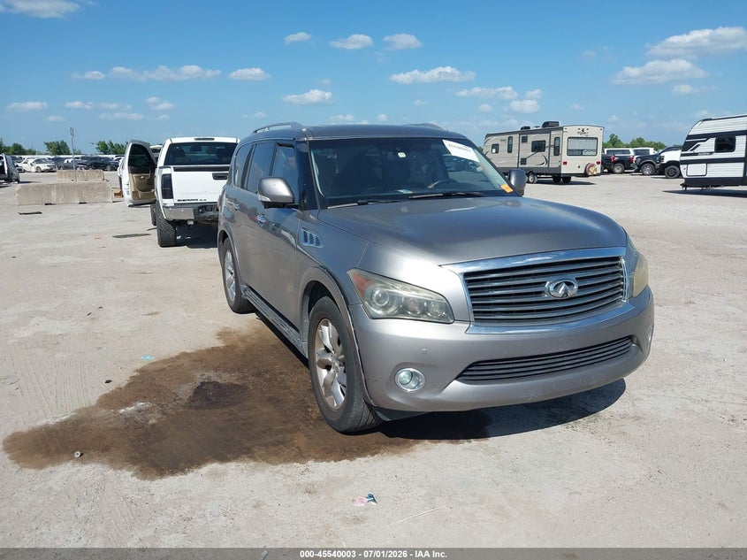 2011 Infiniti Qx56 VIN JN8AZ2NC6B9301044 IAAI salvage auction — NORMAL WEAR, Original (Texas), sold $900 on 2026-07-29 (photo 1)