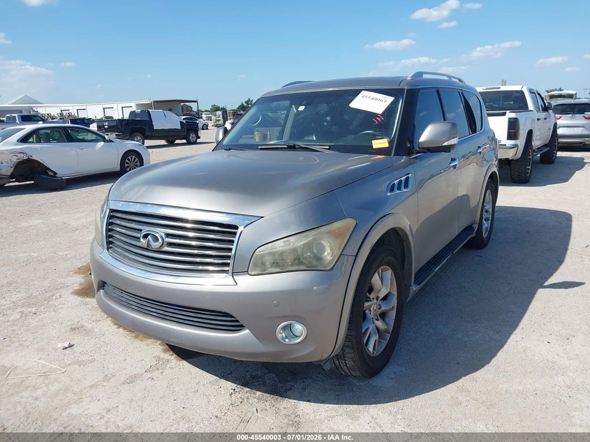 2011 Infiniti Qx56 VIN JN8AZ2NC6B9301044 IAAI salvage auction — NORMAL WEAR, Original (Texas), sold $900 on 2026-07-29 (photo 2)