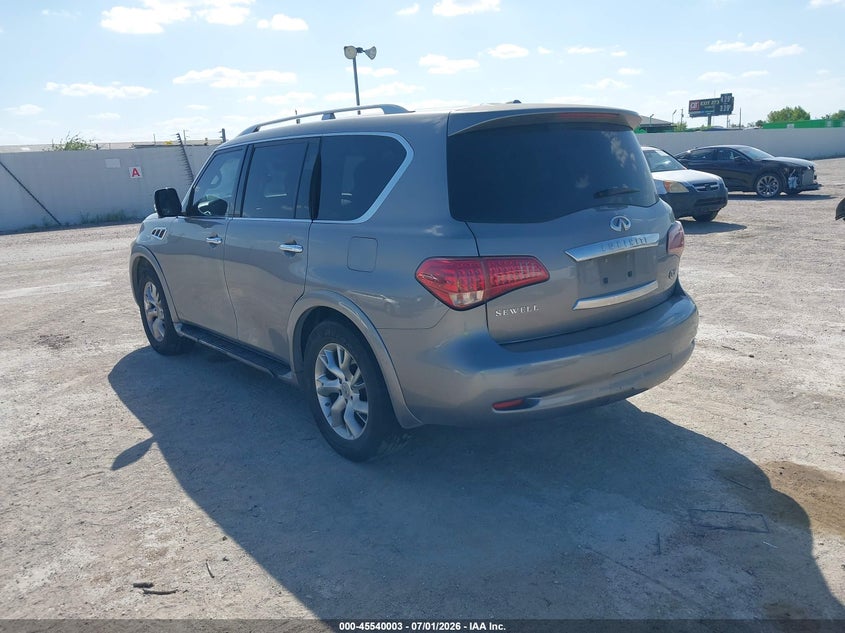 2011 Infiniti Qx56 VIN JN8AZ2NC6B9301044 IAAI salvage auction — NORMAL WEAR, Original (Texas), sold $900 on 2026-07-29 (photo 3)