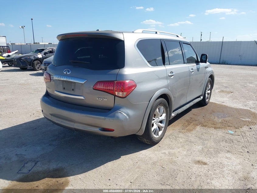2011 Infiniti Qx56 VIN JN8AZ2NC6B9301044 IAAI salvage auction — NORMAL WEAR, Original (Texas), sold $900 on 2026-07-29 (photo 4)