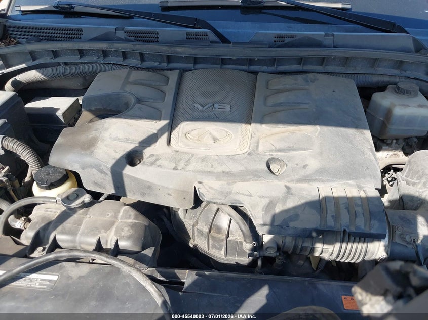 2011 Infiniti Qx56 VIN JN8AZ2NC6B9301044 IAAI salvage auction — NORMAL WEAR, Original (Texas), sold $900 on 2026-07-29 (photo 6)