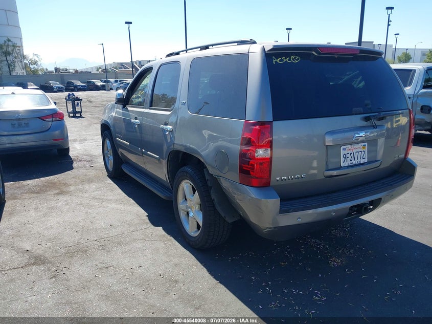 2007 Chevrolet Tahoe VIN 1GNFC13037R334281 IAAI salvage auction — LEFT REAR, Salvage Certificate (California), sold $2,500 on 2026-07-26 (photo 3)