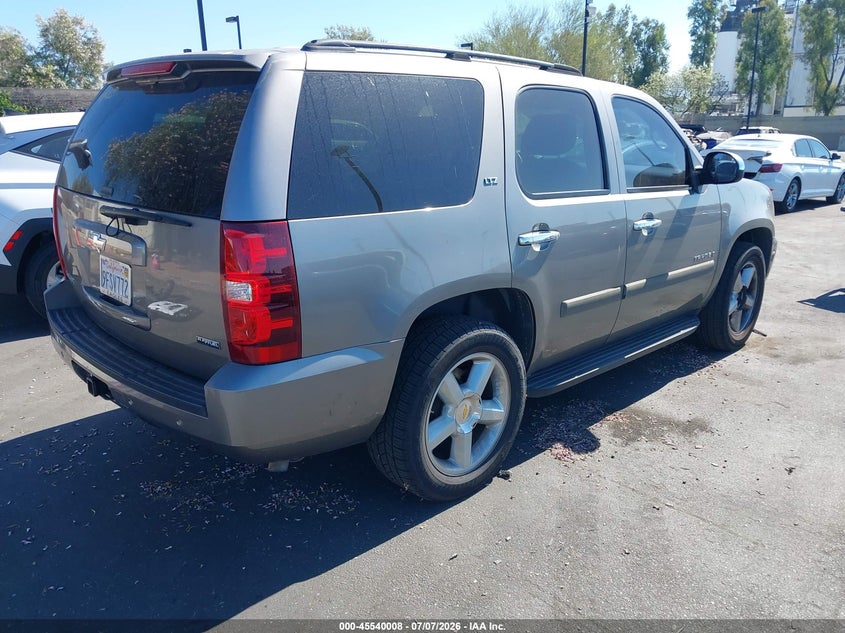 2007 Chevrolet Tahoe VIN 1GNFC13037R334281 IAAI salvage auction — LEFT REAR, Salvage Certificate (California), sold $2,500 on 2026-07-26 (photo 4)