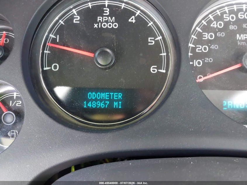 2007 Chevrolet Tahoe VIN 1GNFC13037R334281 IAAI salvage auction — LEFT REAR, Salvage Certificate (California), sold $2,500 on 2026-07-26 (photo 7)