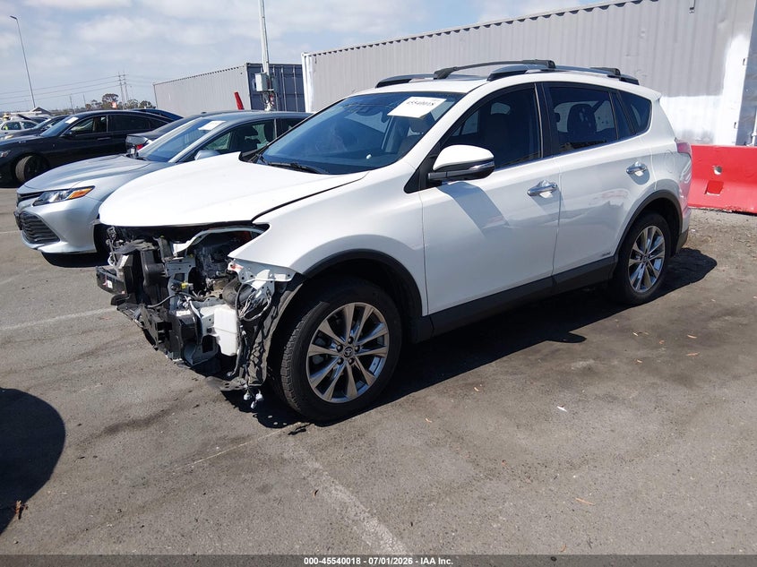 2017 Toyota VIN JTMDJREV1HD108249 IAAI salvage auction — FRONT END, Salvage Title, sold $7,400 on 2026-07-20 (photo 2)