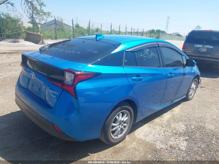 2022 Toyota Prius VIN JTDL9MFU6N3035605 IAAI salvage auction — FRONT END, Salvage Title, sold $1,350 on 2026-07-21 (photo 4)