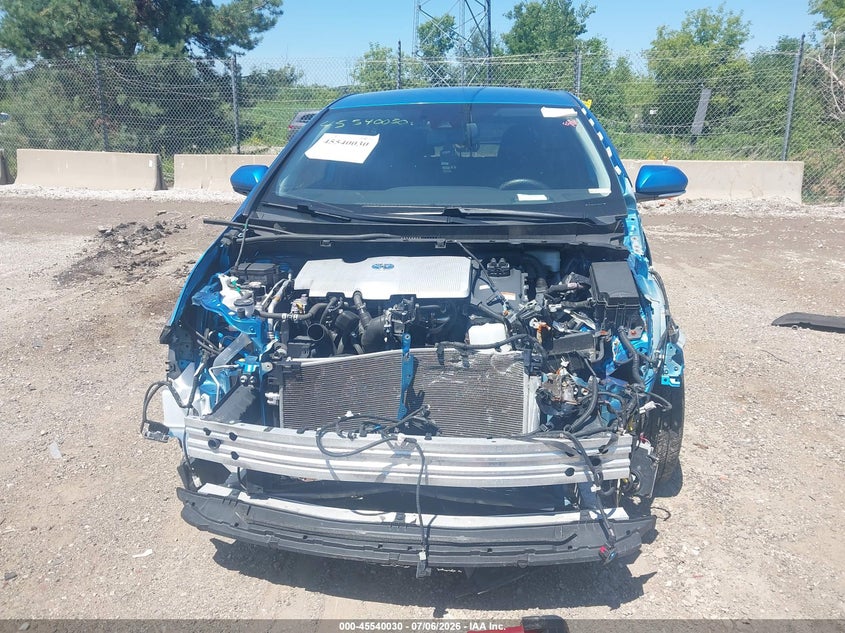 2022 Toyota Prius VIN JTDL9MFU6N3035605 IAAI salvage auction — FRONT END, Salvage Title, sold $1,350 on 2026-07-21 (photo 6)