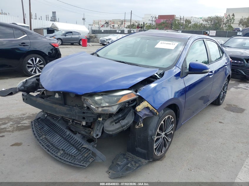 2014 Toyota Corolla VIN 5YFBURHE0EP054154 IAAI salvage auction — NORMAL WEAR, Salvage (Virginia), sold $2,050 on 2026-07-08 (photo 6)