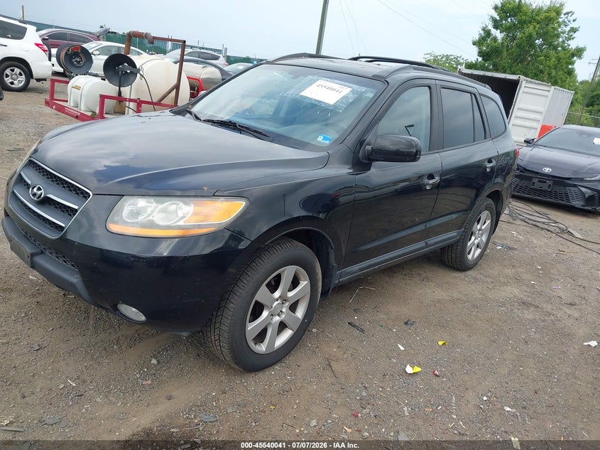 2009 Hyundai Santa fe VIN 5NMSH13E79H331590 IAAI salvage auction — REAR END, Clear (Virginia), sold $1,200 on 2026-07-22 (photo 2)