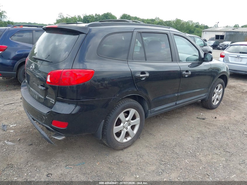 2009 Hyundai Santa fe VIN 5NMSH13E79H331590 IAAI salvage auction — REAR END, Clear (Virginia), sold $1,200 on 2026-07-22 (photo 4)