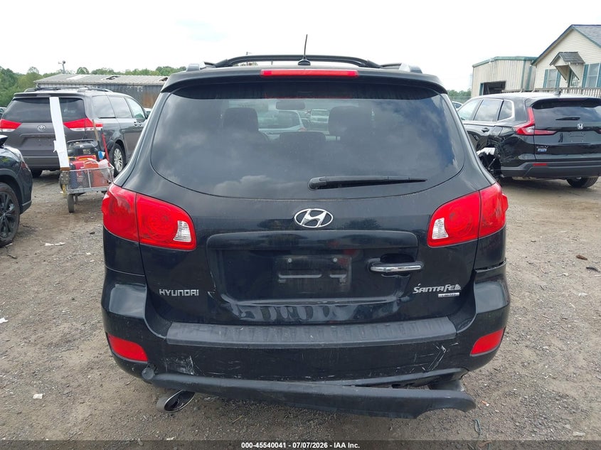 2009 Hyundai Santa fe VIN 5NMSH13E79H331590 IAAI salvage auction — REAR END, Clear (Virginia), sold $1,200 on 2026-07-22 (photo 6)