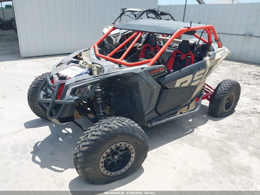 2021 Can-am/ brp Maverick VIN 3JBVXAV46MK001612 IAAI salvage auction — FRONT & REAR, Wait Title, sold $12,050 on 2026-08-12 (photo 2)