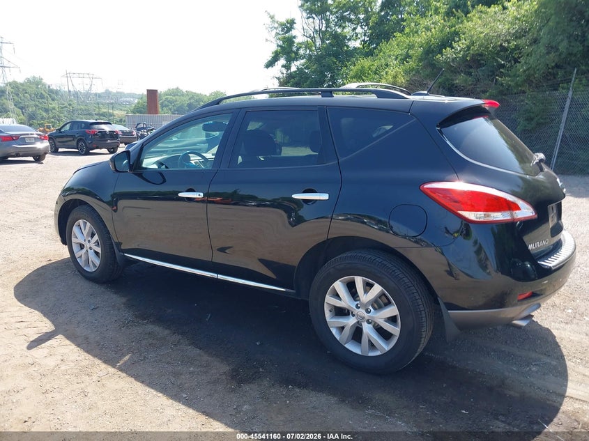 2011 Nissan Murano VIN JN8AZ1MW8BW185451 IAAI salvage auction — NORMAL WEAR, Clear (Pennsylvania), sold $475 on 2026-07-31 (photo 3)