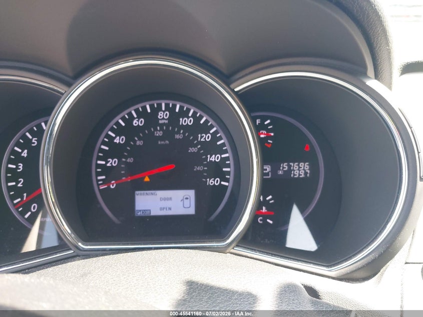 2011 Nissan Murano VIN JN8AZ1MW8BW185451 IAAI salvage auction — NORMAL WEAR, Clear (Pennsylvania), sold $475 on 2026-07-31 (photo 7)