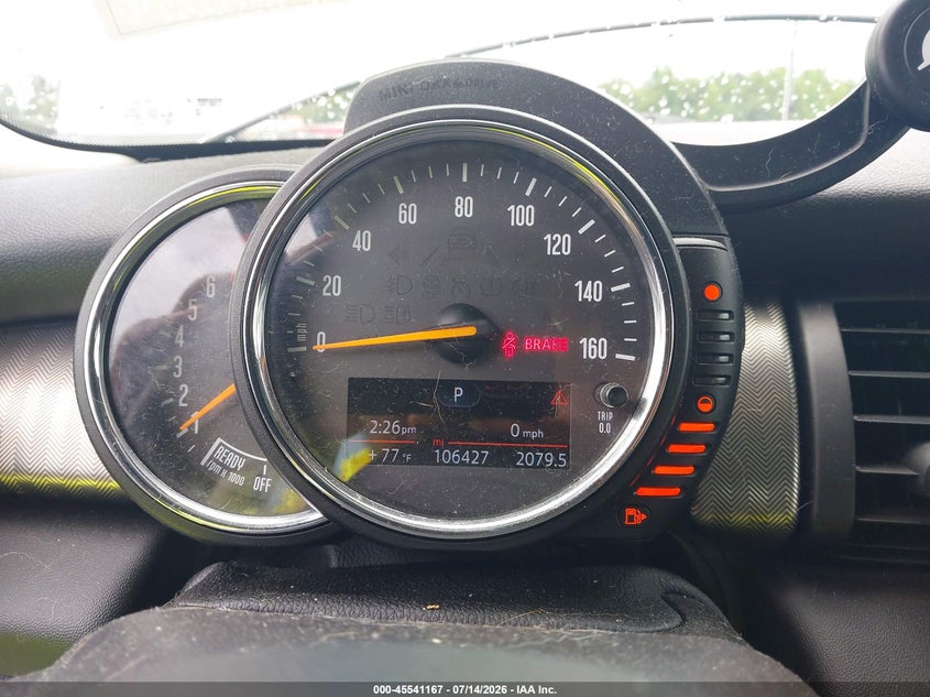 2016 Mini Hard top VIN WMWXU3C56G2D28002 IAAI salvage auction — LEFT FRONT, Salvage Title, sold $1,500 on 2026-08-13 (photo 7)