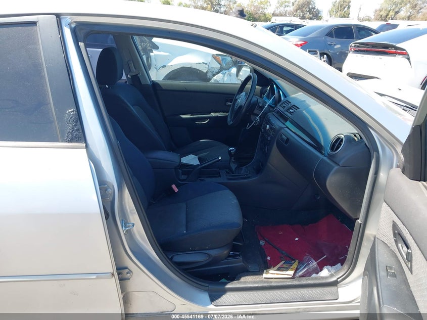 2005 Mazda 3 VIN JM1BK12F851254289 IAAI salvage auction — LEFT FRONT, Salvage (California), sold $25 on 2026-07-23 (photo 5)